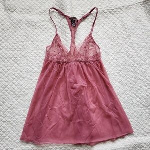 Mauve babydoll lingerie
